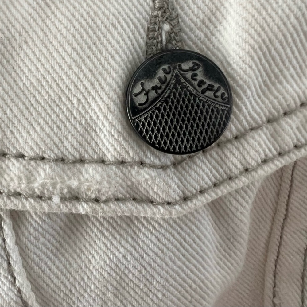 Free People Denim hoodie jacket - Picture 5 of 6